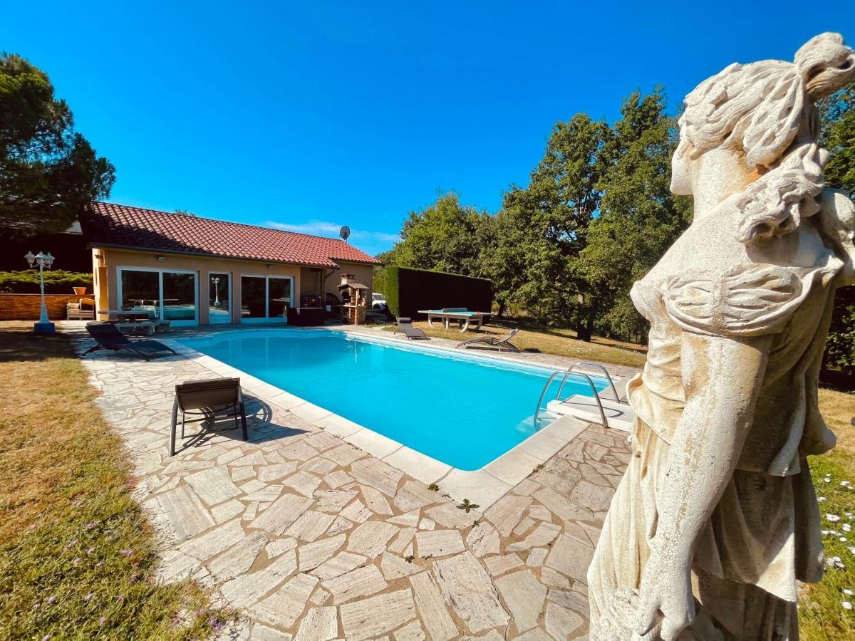 La Villa Perroquet Poncins Eksteriør billede